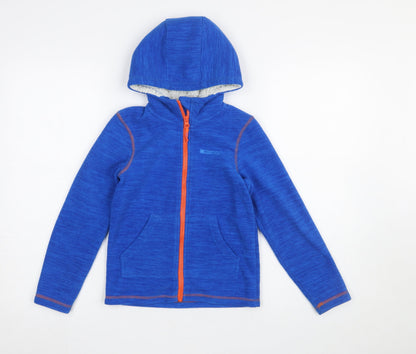 Boys UK Size 7-8 Years Mountain Warehouse Blue Basic Jacket