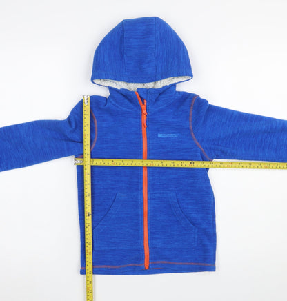 Boys UK Size 7-8 Years Mountain Warehouse Blue Basic Jacket