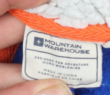 Boys UK Size 7-8 Years Mountain Warehouse Blue Basic Jacket