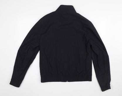 Marks and Spencer Men's Navy Blue Small Stretch Zip Jacket