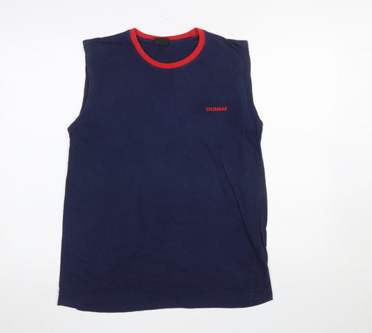 Mens UK Size M Donnay Blue Gym & TrainingRunning & JoggingBodybuilding Tank