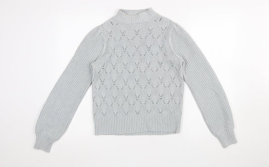 Womens UK Size 10 NEXT Grey Pullover Jumper