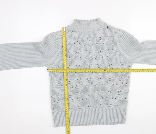 Womens UK Size 10 NEXT Grey Pullover Jumper