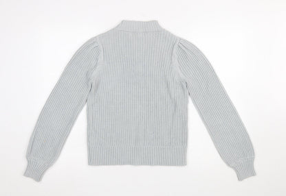 Womens UK Size 10 NEXT Grey Pullover Jumper