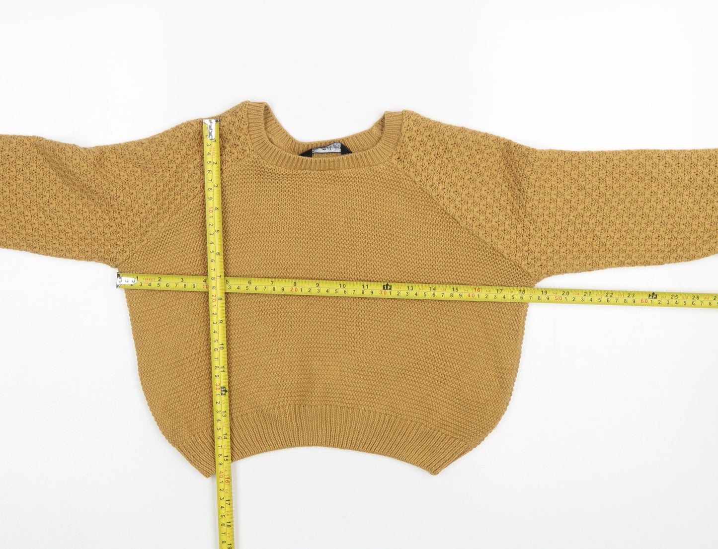 Womens UK Size 4 Miss Selfridge Brown Pullover Jumper
