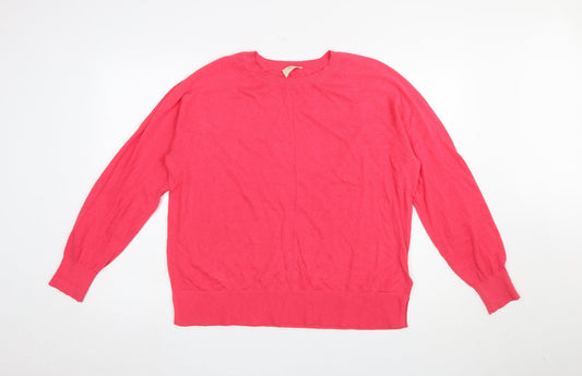 Womens UK Size M Hush Pink Pullover Jumper