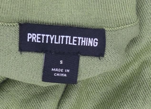 Womens UK Size S PRETTYLITTLETHING Straight & Pencil Jersey Skirt