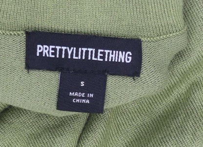 Womens UK Size S PRETTYLITTLETHING Straight & Pencil Jersey Skirt