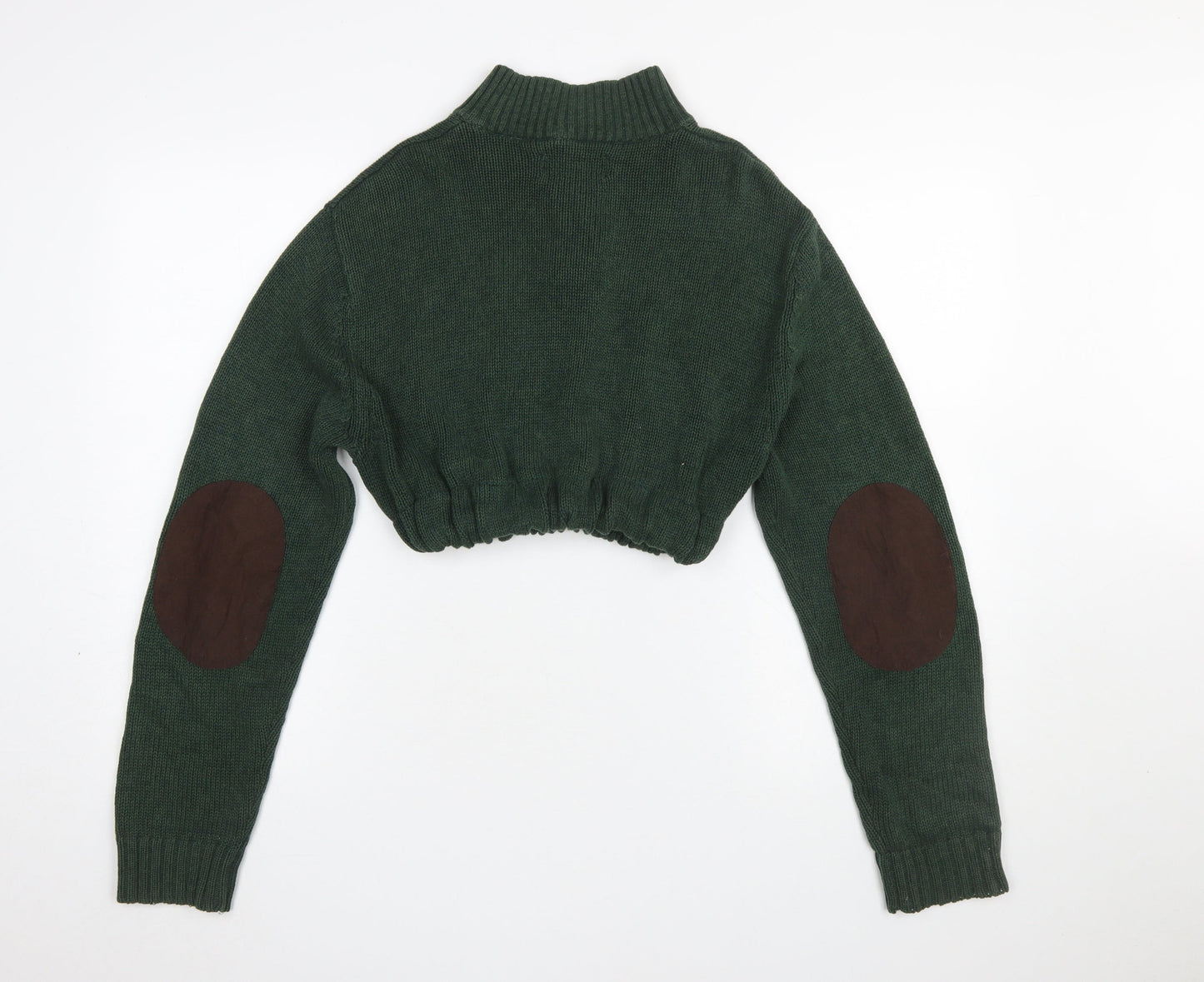 Womens UK Size M Chaps Green Henley Jumper