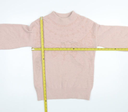 Womens UK Size S NEXT Pink Pullover Jumper