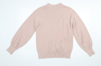 Womens UK Size S NEXT Pink Pullover Jumper