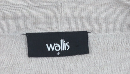 Womens UK Size S Wallis Beige Cardigan Jumper