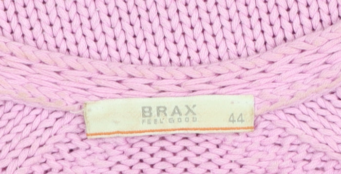 Womens UK Size 16 BRAX Pink Pullover Jumper