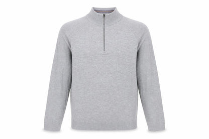 Mens UK Size L Ted Baker Grey 1/2 Zip Jumper