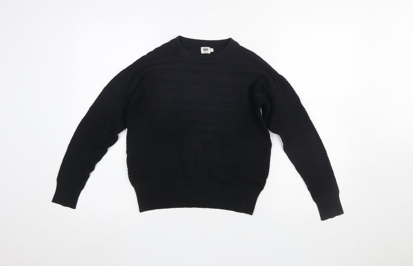 Womens UK Size S Kin by John Lewis Black Pullover Jumper