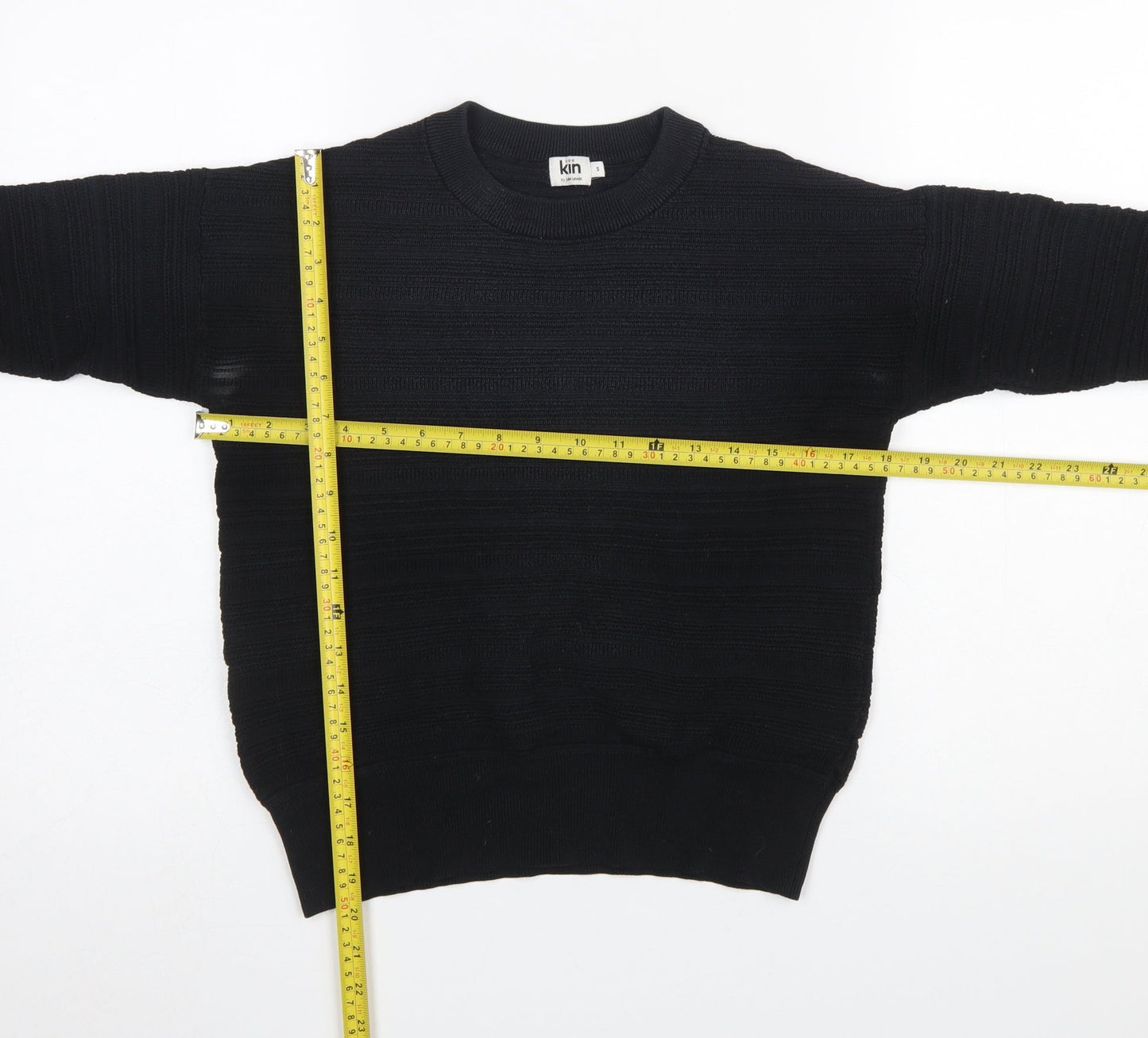 Womens UK Size S Kin by John Lewis Black Pullover Jumper