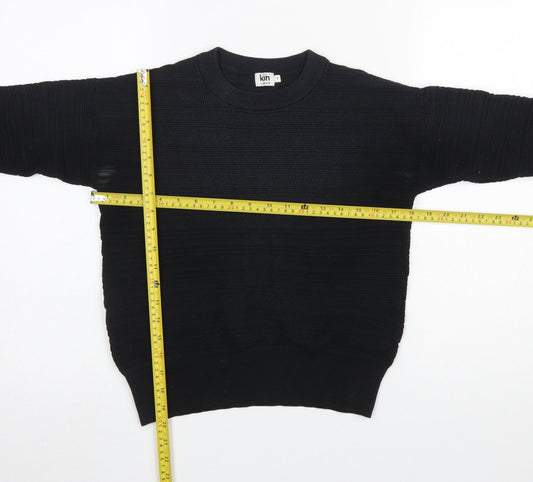 Womens UK Size S Kin by John Lewis Black Pullover Jumper
