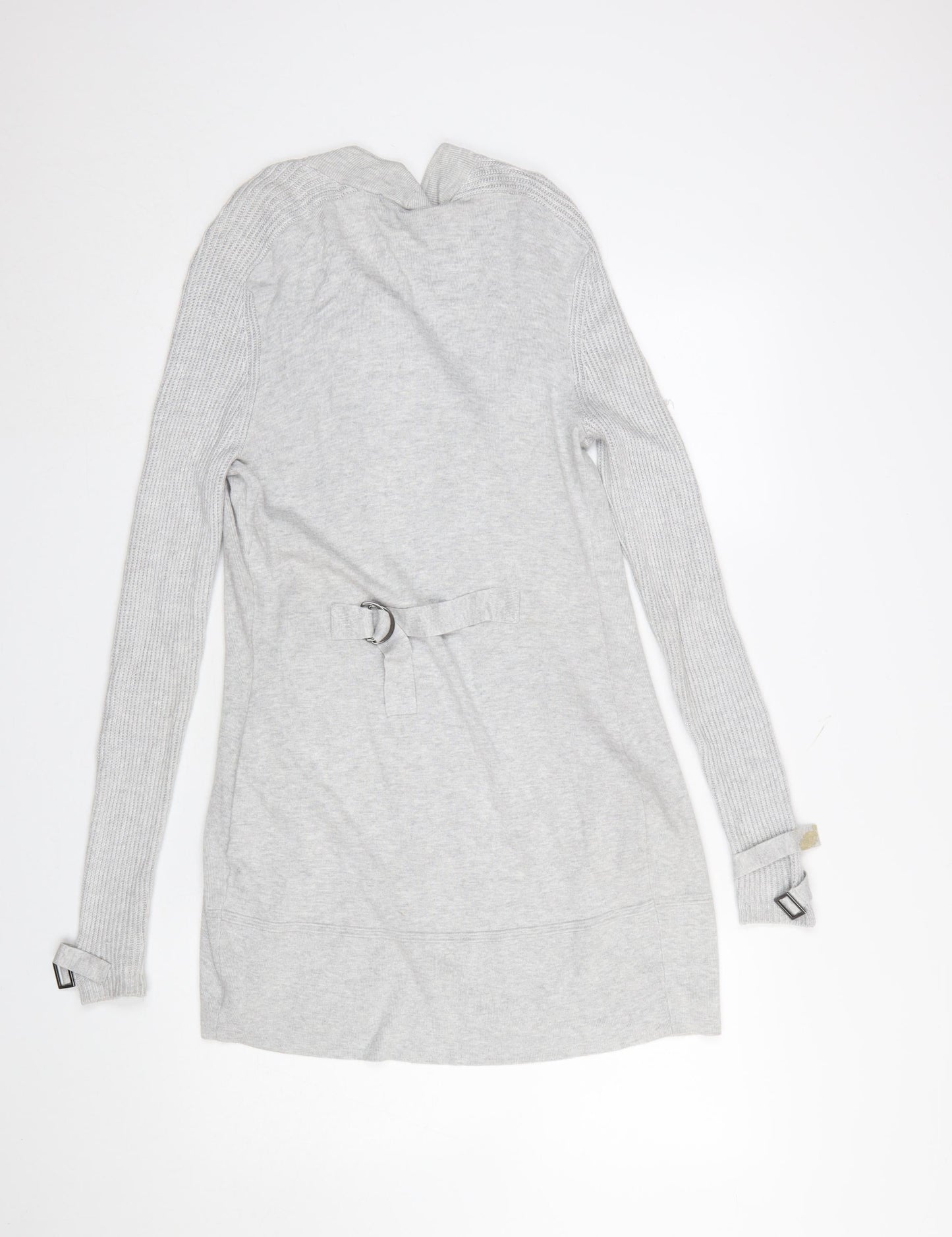 Womens UK Size 8 Mint Velvet Grey Wrap Jumper