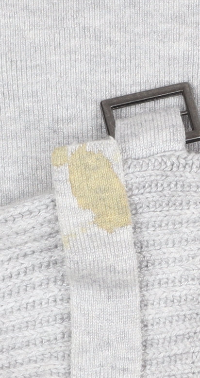 Womens UK Size 8 Mint Velvet Grey Wrap Jumper