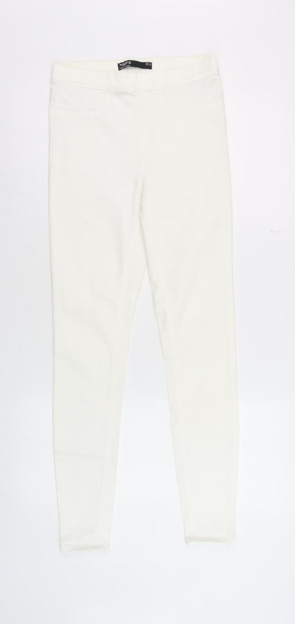 Womens UK Size 8 Dunnes Stores Slim Fit Jegging Ivory Jeans