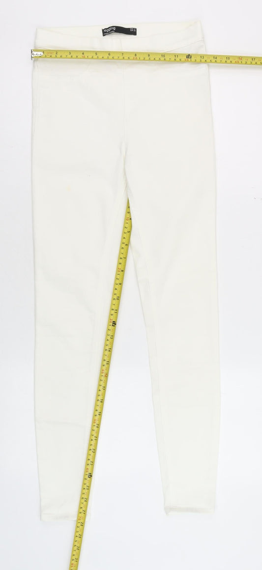 Womens UK Size 8 Dunnes Stores Slim Fit Jegging Ivory Jeans
