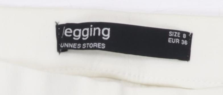 Womens UK Size 8 Dunnes Stores Slim Fit Jegging Ivory Jeans
