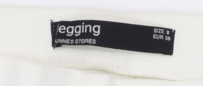 Womens UK Size 8 Dunnes Stores Slim Fit Jegging Ivory Jeans