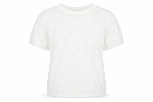 Womens UK Size S Divided White Basic T-Shirt