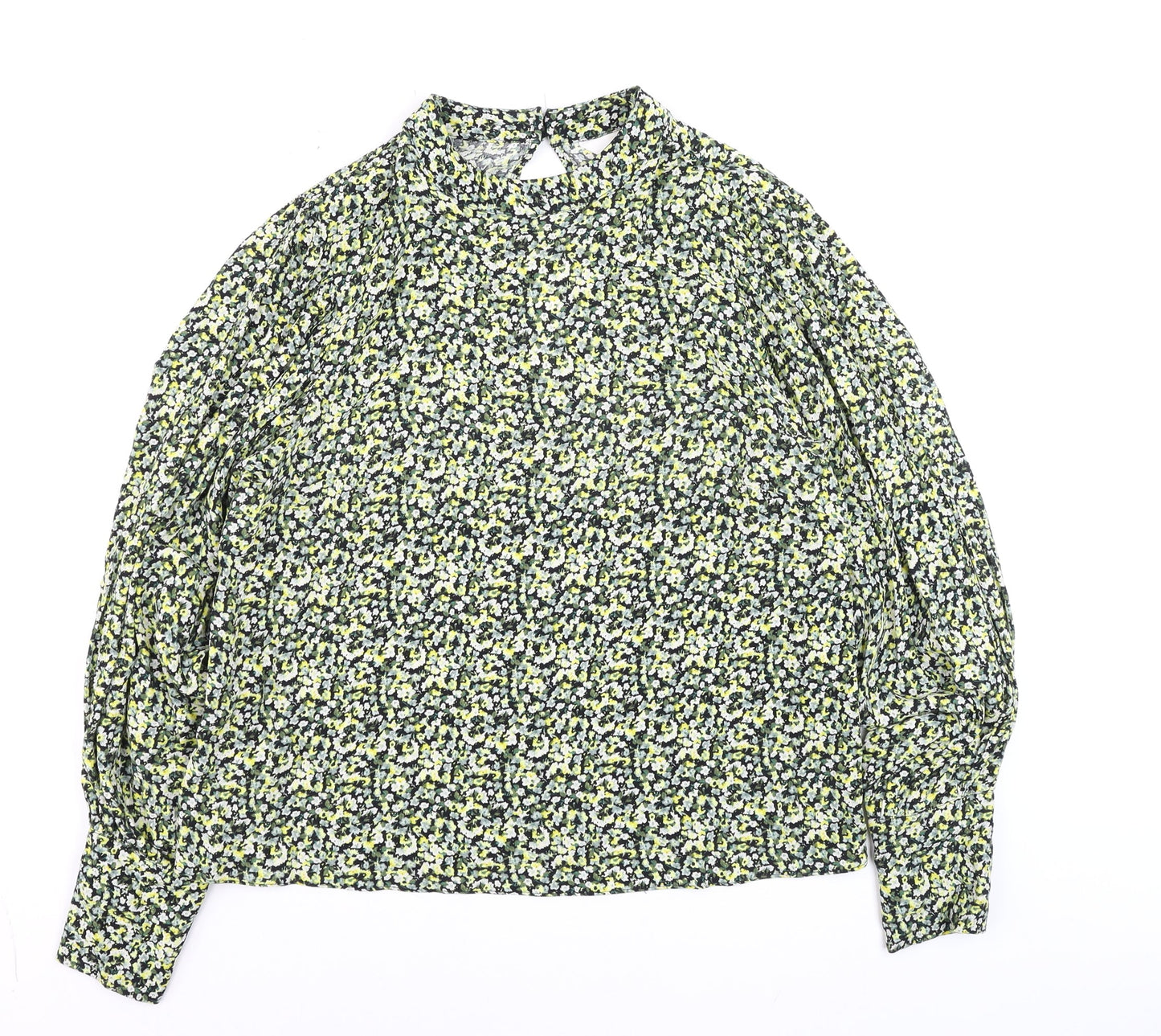 Womens UK Size M H&M Multicoloured Tunic Blouse