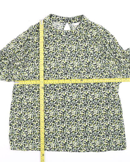 Womens UK Size M H&M Multicoloured Tunic Blouse