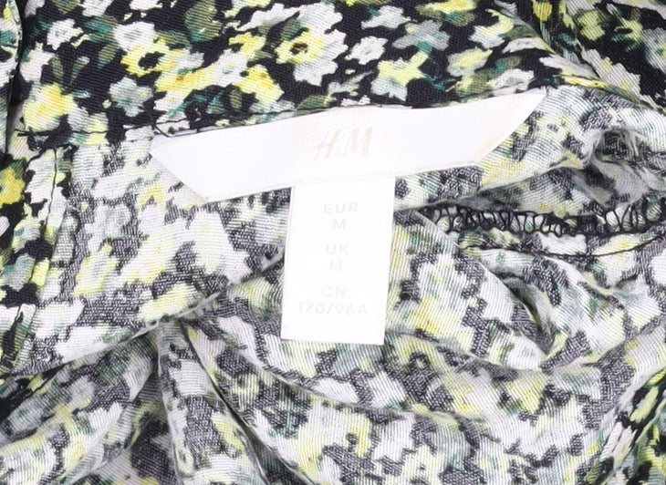 Womens UK Size M H&M Multicoloured Tunic Blouse