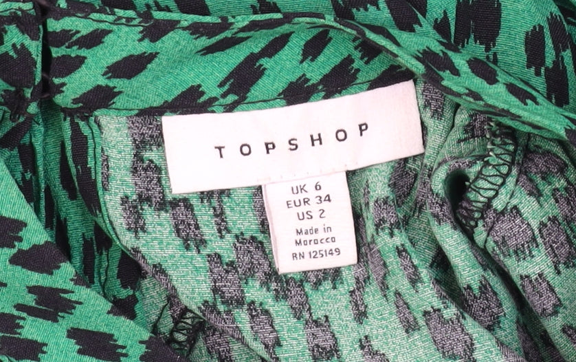 Womens UK Size 6 Topshop A-Line Dress