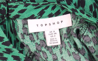 Womens UK Size 6 Topshop A-Line Dress