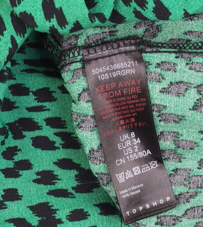 Womens UK Size 6 Topshop A-Line Dress