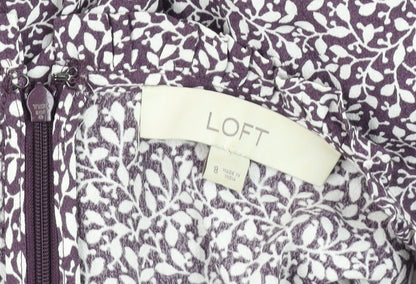 Womens UK Size 8 LOFT A-Line Dress