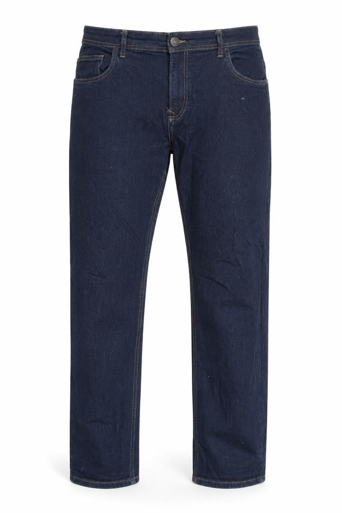 Mens UK Size L Easy Denim Slim Fit Straight Blue Jeans