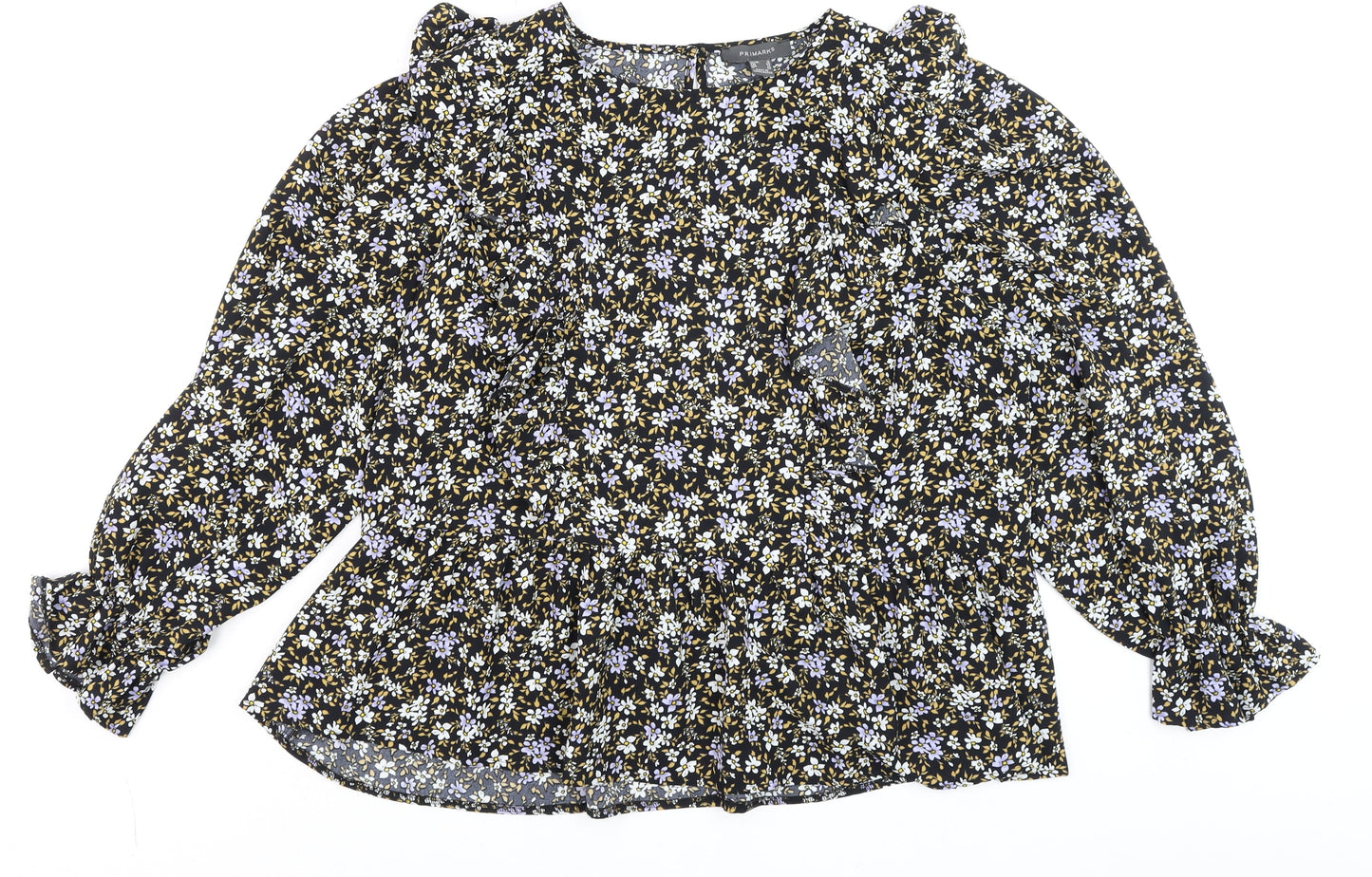 Womens UK Size 18 Primark Multicoloured Tunic Blouse