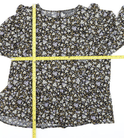 Womens UK Size 18 Primark Multicoloured Tunic Blouse