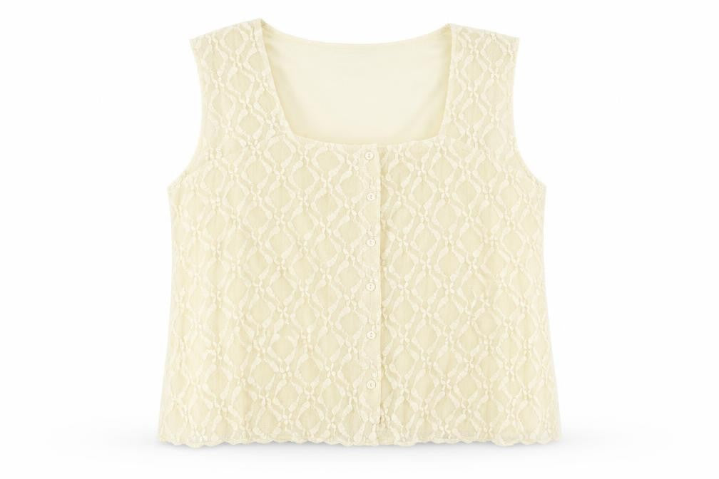 Womens UK Size L Gallery Beige Camisole Blouse