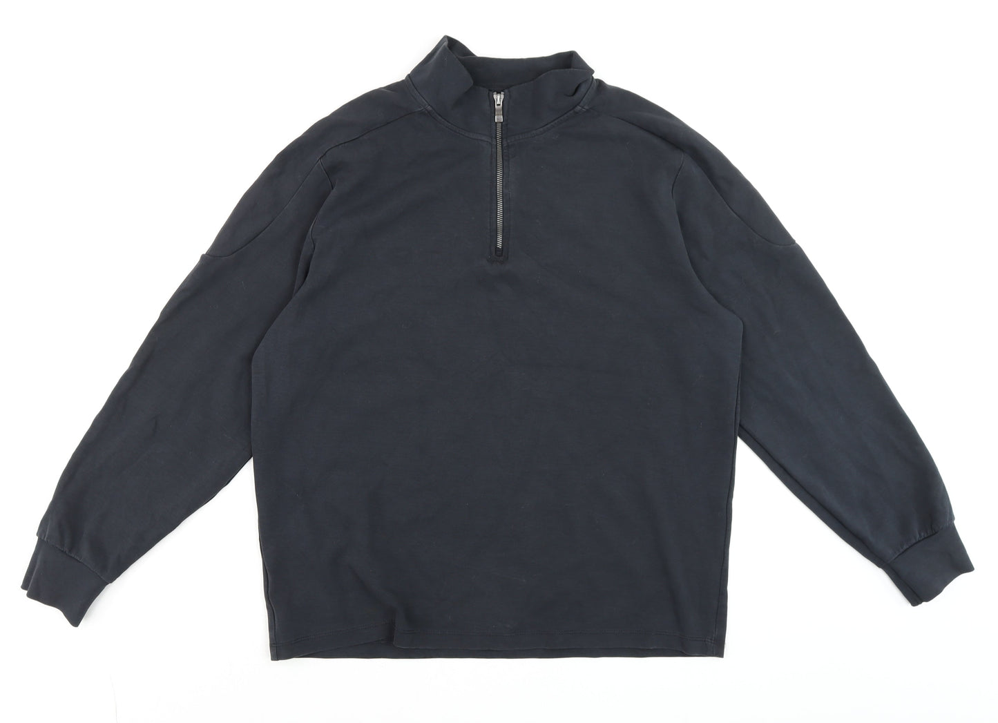 Mens UK Size M Dunnes Stores Blue Pullover Sweatshirt
