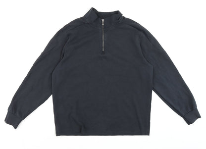 Mens UK Size M Dunnes Stores Blue Pullover Sweatshirt