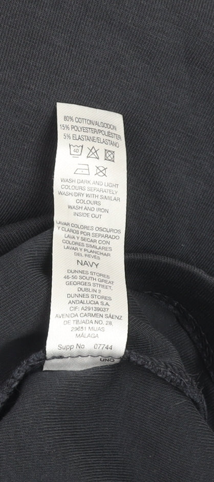Mens UK Size M Dunnes Stores Blue Pullover Sweatshirt