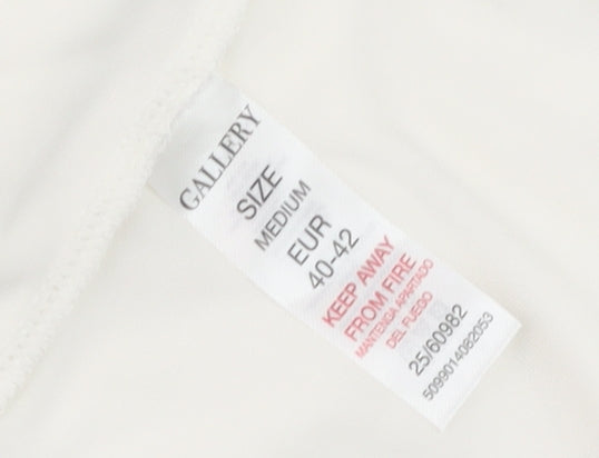 Womens UK Size M Gallery Ivory Camisole Tank