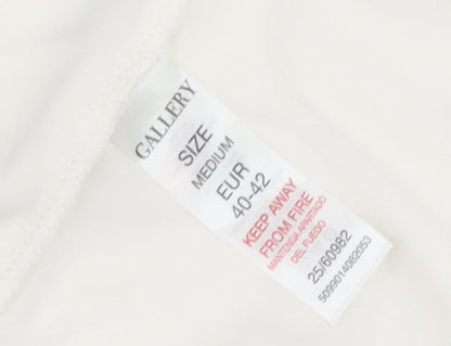 Womens UK Size M Gallery Ivory Camisole Tank