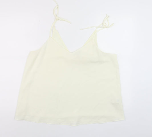 Womens UK Size 16 River Island Ivory Camisole Tank