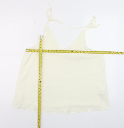 Womens UK Size 16 River Island Ivory Camisole Tank