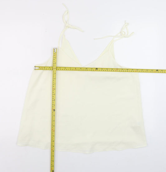 Womens UK Size 16 River Island Ivory Camisole Tank
