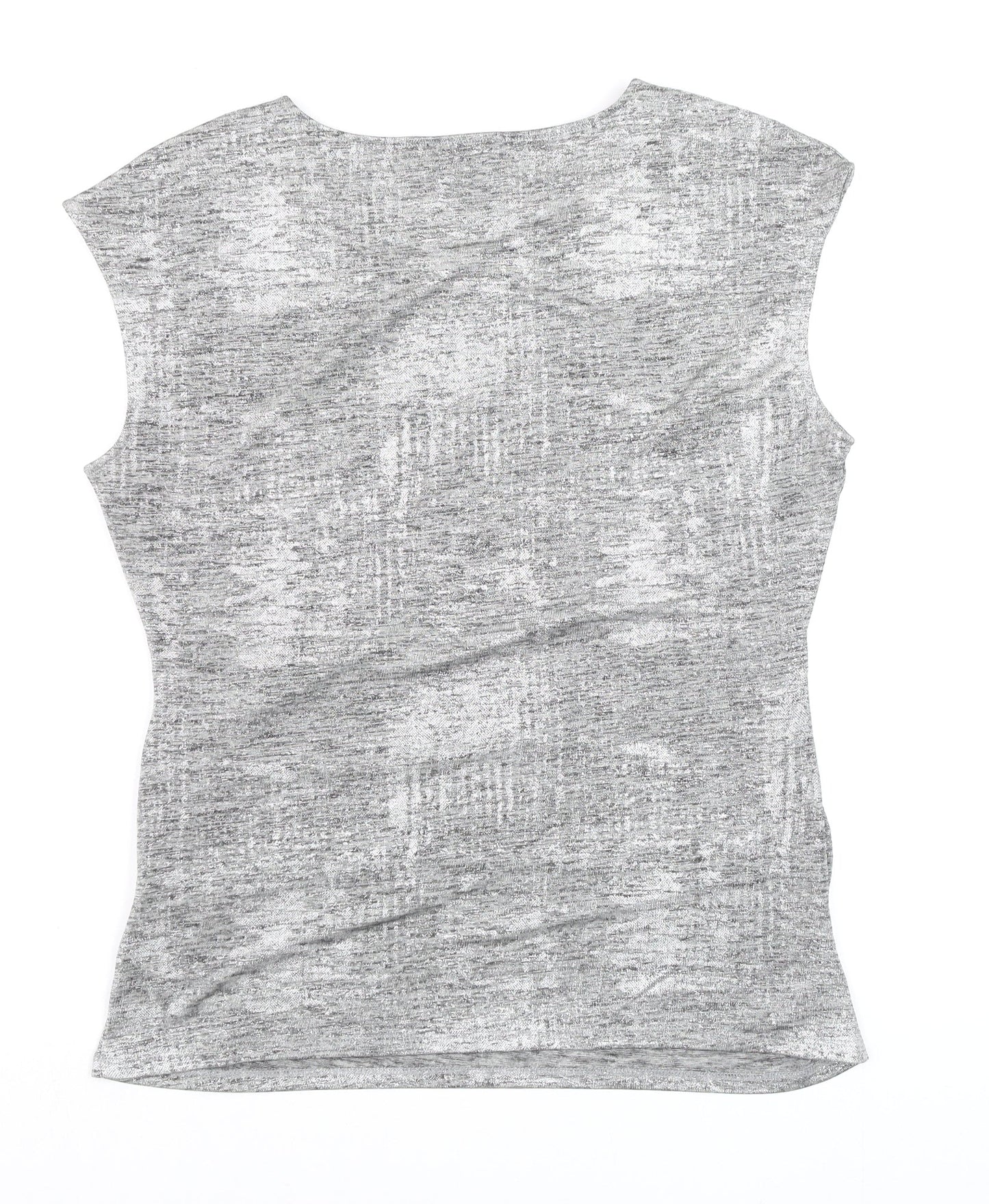 Womens UK Size L Episode Grey Basic T-Shirt