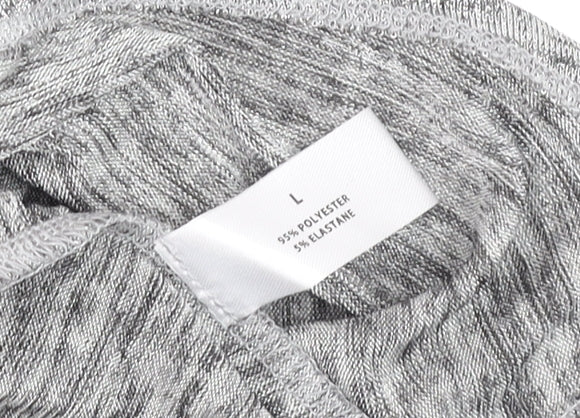 Womens UK Size L Episode Grey Basic T-Shirt