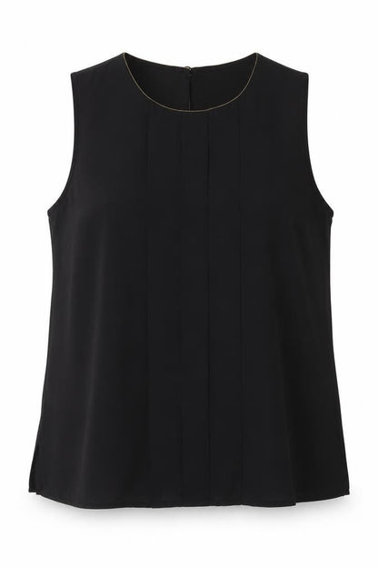 Womens UK Size 16 Oasis Black Basic Blouse
